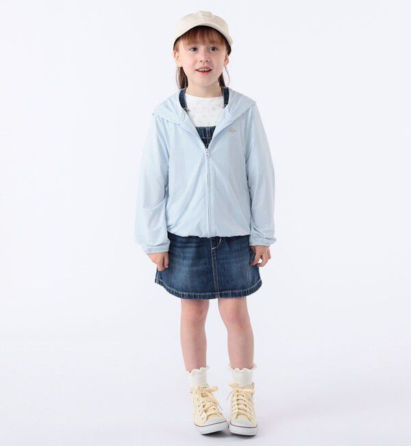 SHIPS KIDS「SHIPS KIDS:100～130cm /〈接触冷感/UVカット〉サンシェード フーディー」|パーカー|