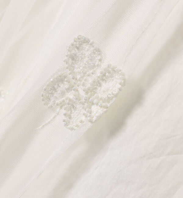 SHIPS any「bon_meur: フラワー ビーズ ラップスカート &times; ストレート パンツ セット」|その他|