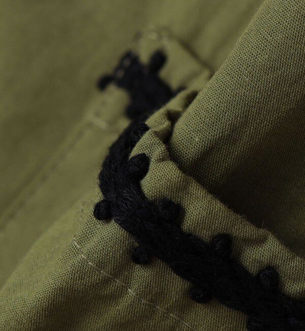 SHIPS「NOMARHYTHM TEXTILE: TRIM EMBROIDERY OPEN COLLAR SS」|シャツ・ブラウス|