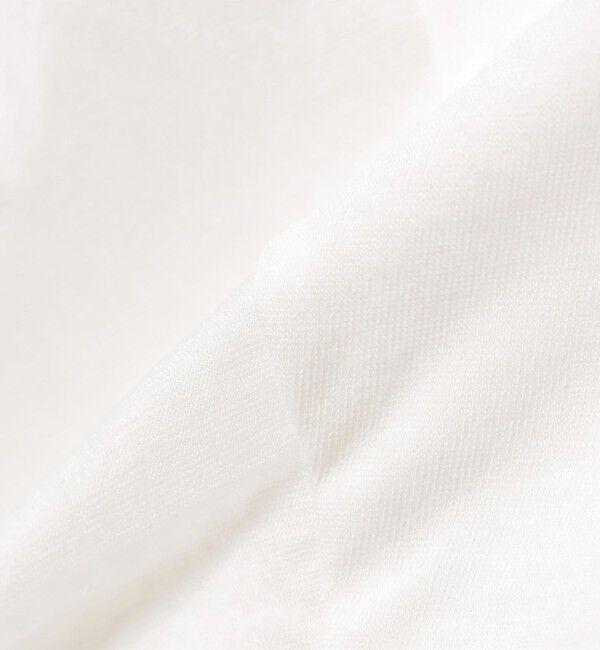 SHIPS for women「〈接触冷感 / 手洗い可能〉裾 バルーン シアー ドッキング プルオーバー」|Tシャツ・カットソー|