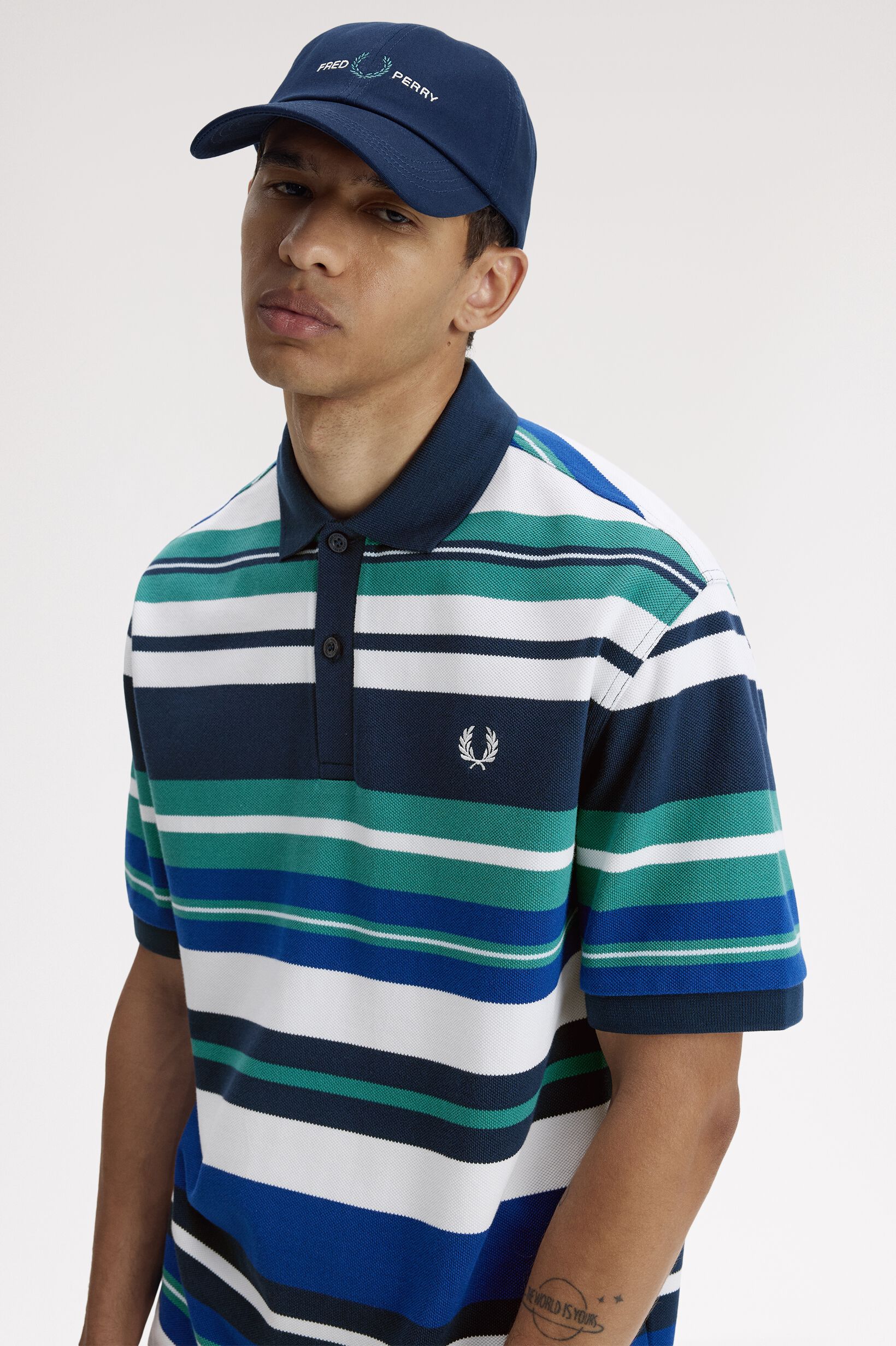 FRED PERRY 「Striped Relaxed Polo Shirt」|ポロシャツ|
