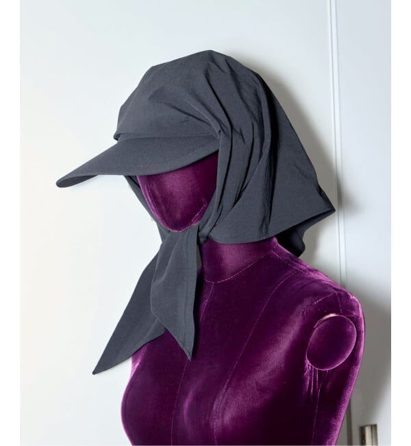  「KIJIMA TAKAYUKI DETACHABLE SCARF 6PANEL WYYY261352：キャップ」|キャップ・キャスケット|