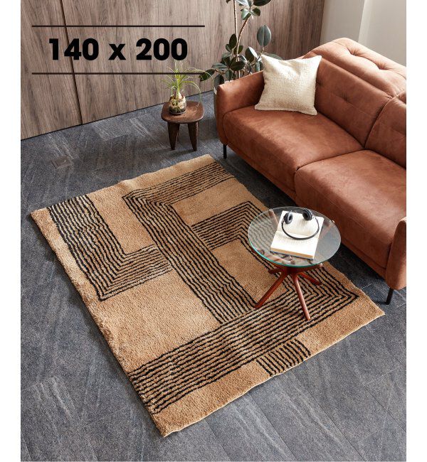 journal standard Furniture「STOKES RUG 140x200　ストークス ラグ」|その他|ブラウン