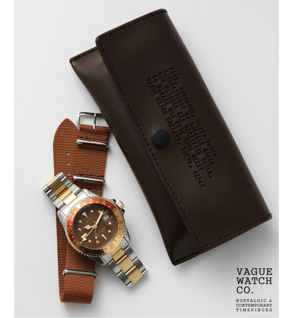 HIROB「《予約》VAGUE WATCH CO. BRWN GMT」|腕時計|ブラウン