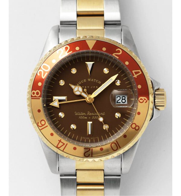 HIROB「《予約》VAGUE WATCH CO. BRWN GMT」|腕時計|