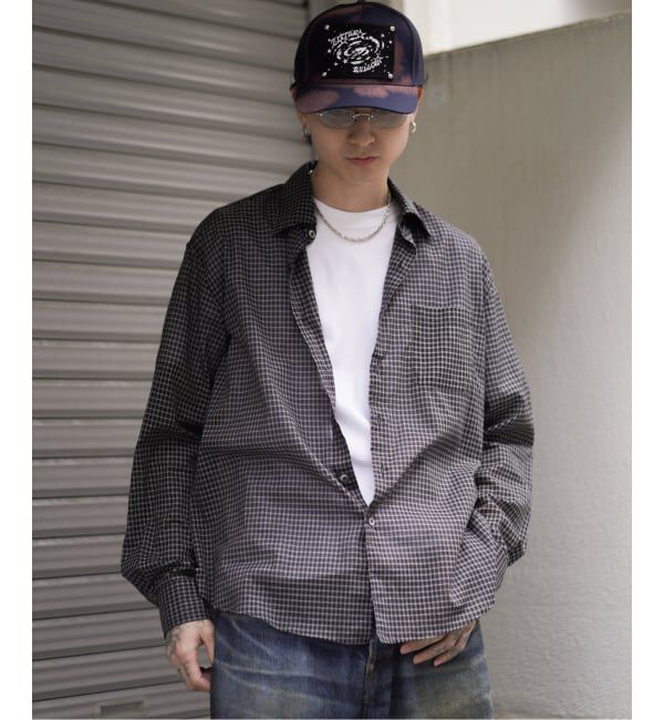 JOINT WORKS「シアー チェック シャツ / SHEER CHECK SHIRTS」|シャツ・ブラウス|