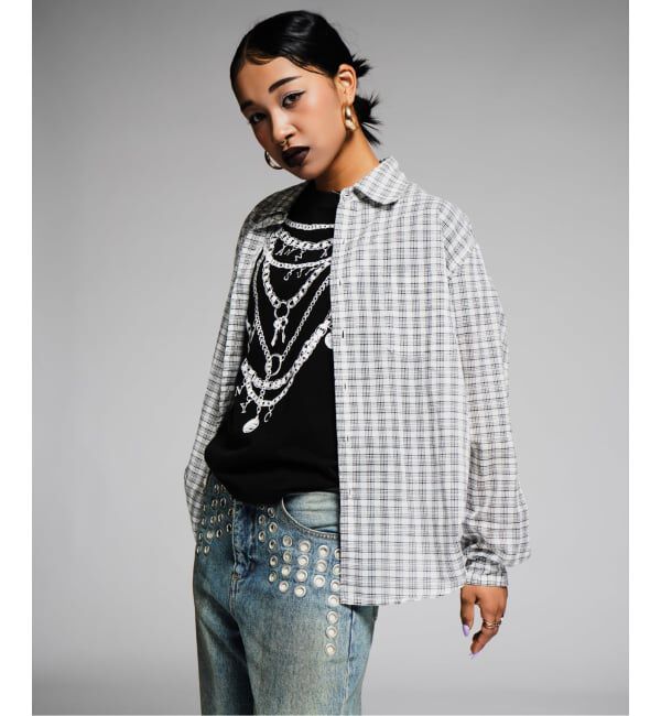 JOINT WORKS「シアー チェック シャツ / SHEER CHECK SHIRTS」|シャツ・ブラウス|