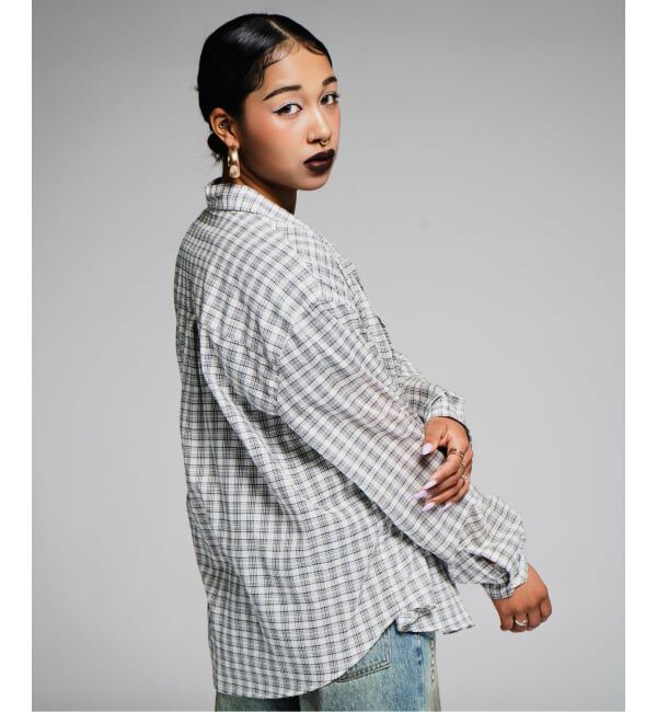 JOINT WORKS「シアー チェック シャツ / SHEER CHECK SHIRTS」|シャツ・ブラウス|