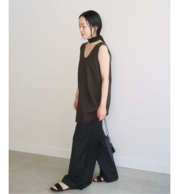 Plage「《WEB限定追加》MY_sleeveless ブラウス」|シャツ・ブラウス|