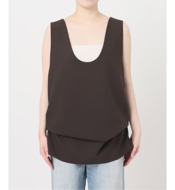 Plage「《WEB限定追加》MY_sleeveless ブラウス」|シャツ・ブラウス|