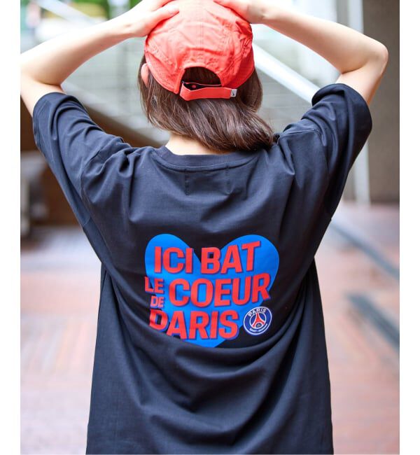 Paris Saint-Germain「【Paris Saint-Germain / パリ・サン＝ジェルマン】 JP Heart of Paris Tee」|Tシャツ・カットソー|ブラック