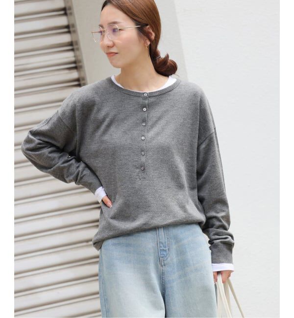 JOURNAL STANDARD relume「《追加2》［2枚セット］3WAYレイヤードヘンリープルオーバー」|ニット・セーター|