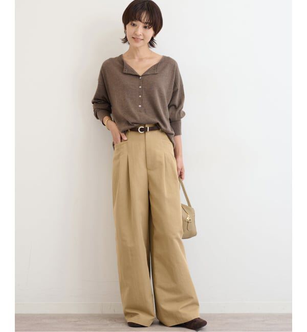 JOURNAL STANDARD relume「《追加2》［2枚セット］3WAYレイヤードヘンリープルオーバー」|ニット・セーター|