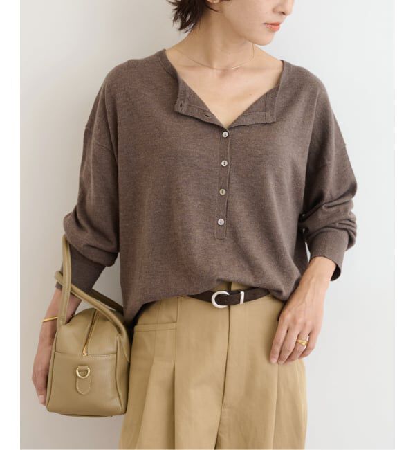 JOURNAL STANDARD relume「《追加2》［2枚セット］3WAYレイヤードヘンリープルオーバー」|ニット・セーター|