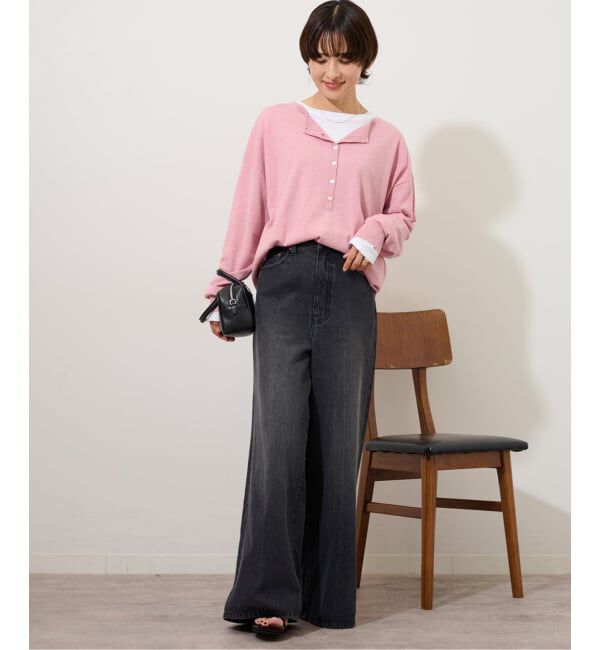 JOURNAL STANDARD relume「《追加2》［2枚セット］3WAYレイヤードヘンリープルオーバー」|ニット・セーター|