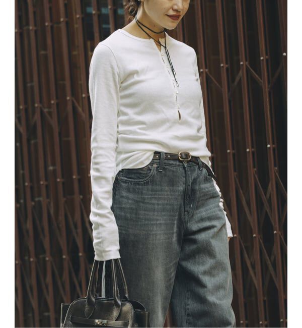 JOURNAL STANDARD「【fedit】ヘンプコットンフライスヘンリー」|Tシャツ・カットソー|