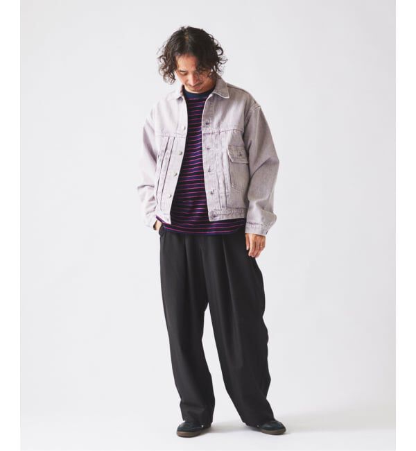 JOURNAL STANDARD relume「ダブルプリーツ ヒールカット スラックス」|スラックス|
