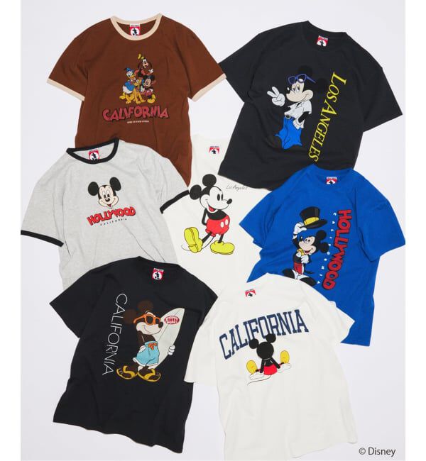 JOURNAL STANDARD「MICKEY MOUSE / ミッキー マウス 別注 プリント Tシャツ」|Tシャツ・カットソー|