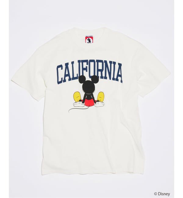 JOURNAL STANDARD「MICKEY MOUSE / ミッキー マウス 別注 プリント Tシャツ」|Tシャツ・カットソー|ホワイト B