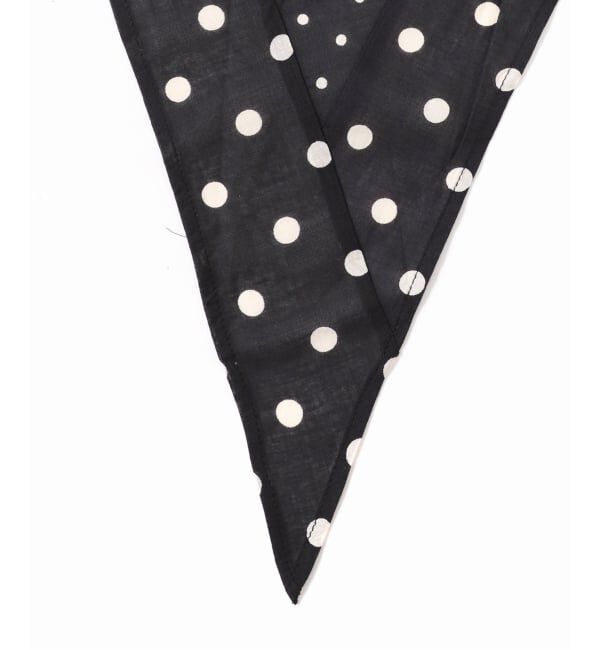 JOURNAL STANDARD relume「【SOIL/ソイル】 80s COTTON VOILE DOT PRINT TRIANGLE」|バンダナ・スカーフ|