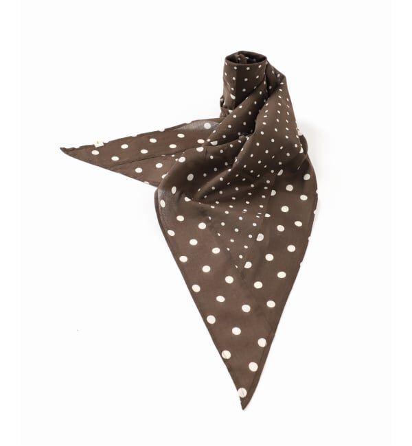 JOURNAL STANDARD relume「【SOIL/ソイル】 80s COTTON VOILE DOT PRINT TRIANGLE」|バンダナ・スカーフ|