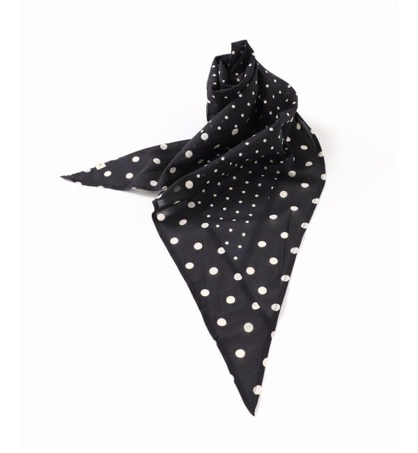 JOURNAL STANDARD relume「【SOIL/ソイル】 80s COTTON VOILE DOT PRINT TRIANGLE」|バンダナ・スカーフ|