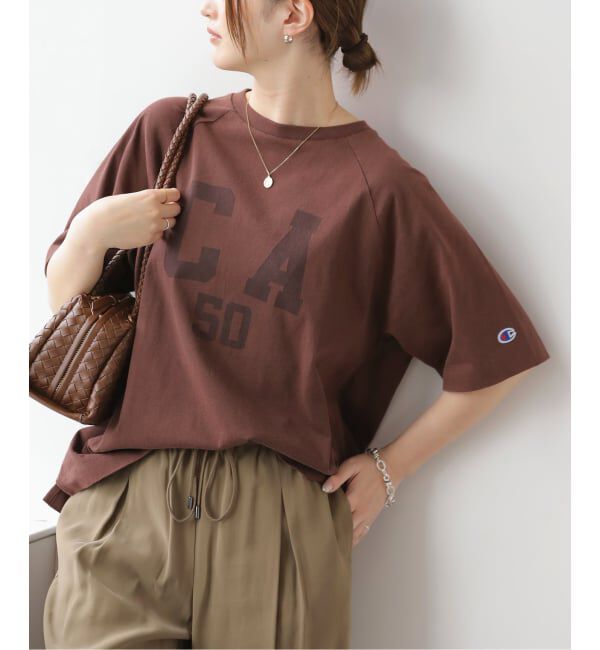JOURNAL STANDARD relume「《追加予約》別注【Champion/チャンピオン】16s/1 Jersey TEE Bleach Wash：Tシャツ」|Tシャツ・カットソー|
