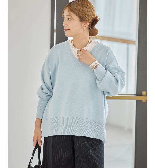 JOURNAL STANDARD「《WEB限定追加予約》ウォッシャブルTEXBRID Vプルオーバー」|ニット・セーター|