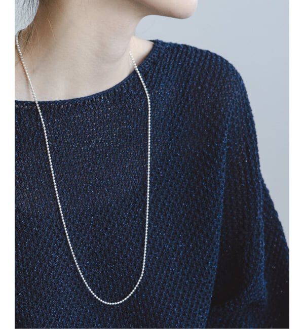 NOBLE「《WEB＆一部店舗限定・追加》【洗える】ペーパーヤーン カノコBACK Vプルオーバー」|ニット・セーター|