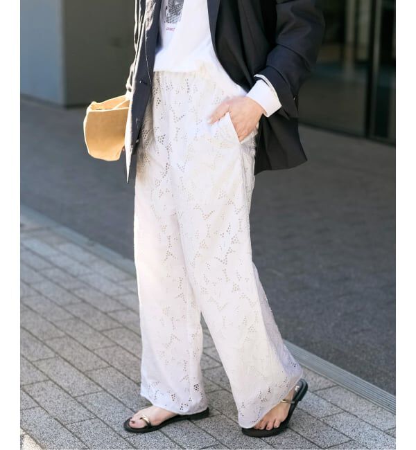 Spick and Span「TICCA / ティッカ フラワーレースパンツ」|その他|