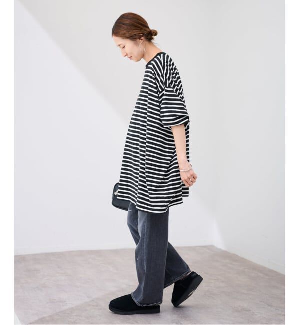 FRAMeWORK「≪WEB限定 / 追加≫ONIT 別注OVERSIZE BORDER LS」|Tシャツ・カットソー|