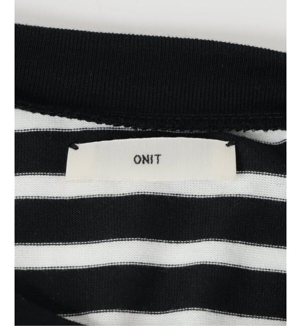 FRAMeWORK「≪WEB限定 / 追加≫ONIT 別注OVERSIZE BORDER LS」|Tシャツ・カットソー|