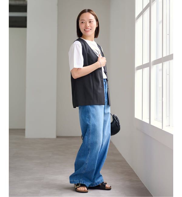 U by SPICK&SPAN「リネンライクウォッシャブルベスト」|その他|
