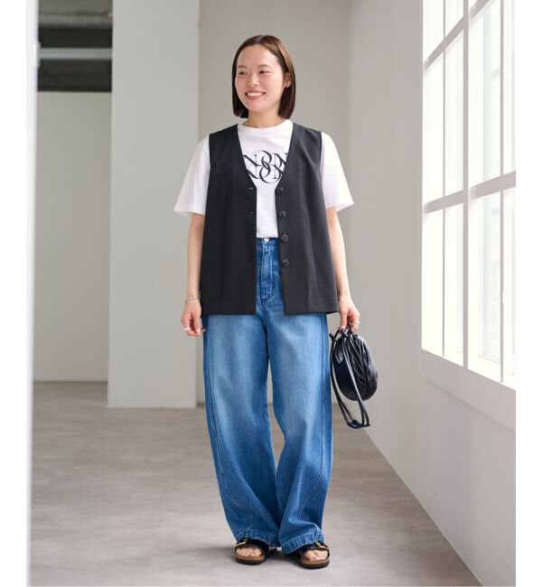 U by SPICK&SPAN「リネンライクウォッシャブルベスト」|その他|