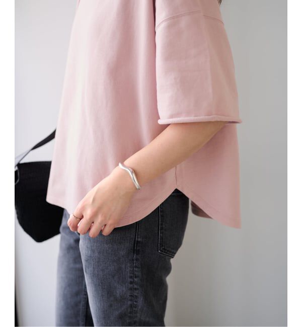 FRAMeWORK「≪新色 / 追加≫ミニ裏毛ハーフスリーブラウンドTee」|Tシャツ・カットソー|