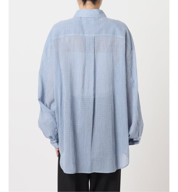 U by SPICK&SPAN「LOW CLASSIC Lc / ロウ クラシック エルシー OVERSIZED LC PATTERN SHIRT」|シャツ・ブラウス|