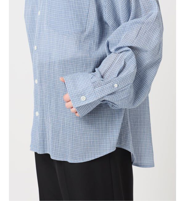 U by SPICK&SPAN「LOW CLASSIC Lc / ロウ クラシック エルシー OVERSIZED LC PATTERN SHIRT」|シャツ・ブラウス|