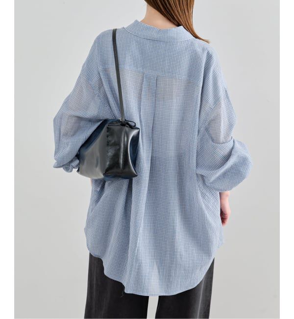 U by SPICK&SPAN「LOW CLASSIC Lc / ロウ クラシック エルシー OVERSIZED LC PATTERN SHIRT」|シャツ・ブラウス|