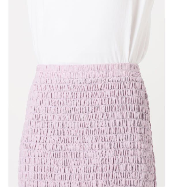 U by SPICK&SPAN「Atelier Edition/アトリエ エディション SMOCKED BANDING SKIRT」|スカート|