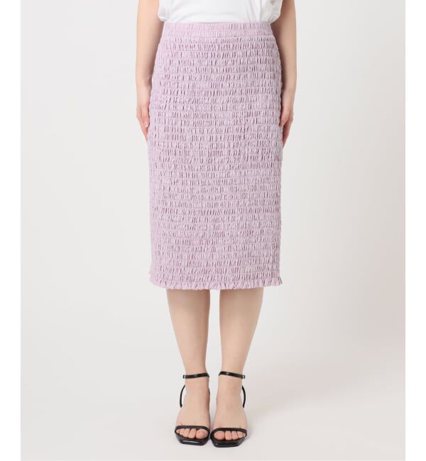 U by SPICK&SPAN「Atelier Edition/アトリエ エディション SMOCKED BANDING SKIRT」|スカート|