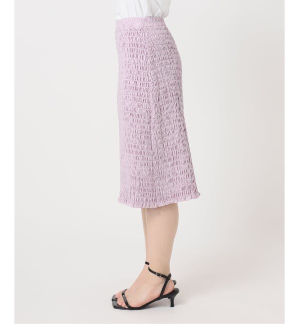 U by SPICK&SPAN「Atelier Edition/アトリエ エディション SMOCKED BANDING SKIRT」|スカート|