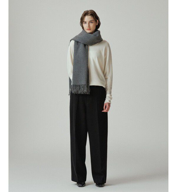 ADAM ET ROPE'「【THE INOUE BROTHERS...together with ADAM ET ROPE'】EX Brushed Scarf」|マフラー|