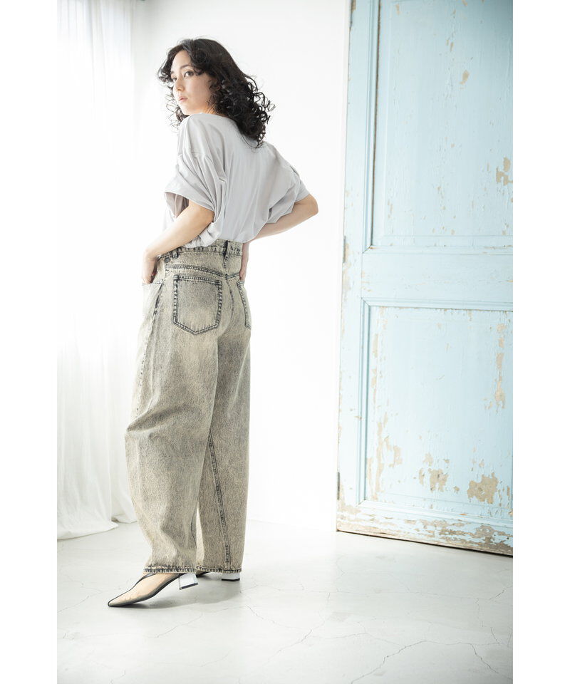  「タックデニムパンツ」|その他|