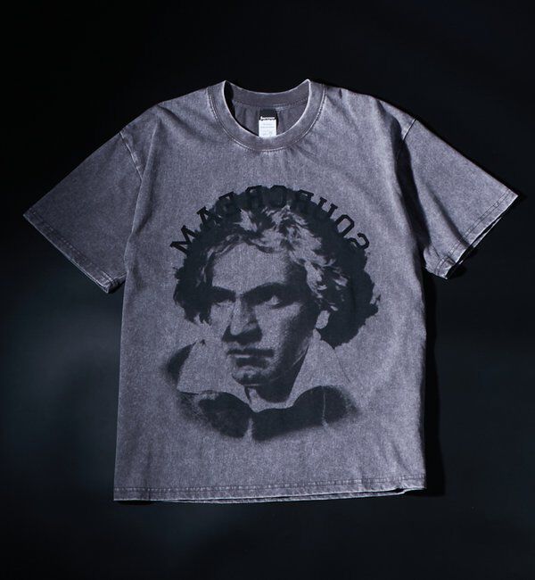  「【Sourcream】ケミカル偉人TEE」|Tシャツ・カットソー|チャコールグレー