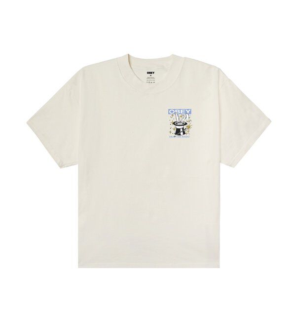  「【OBEY】 ENJOY THE MAGIC」|Tシャツ・カットソー|ホワイト