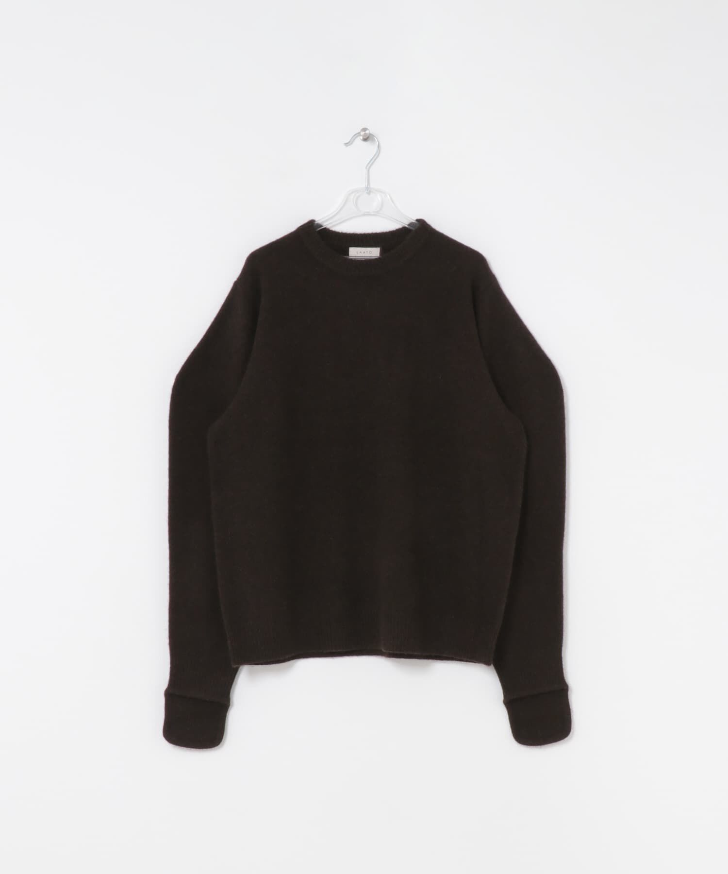 LAATO「yak wool relax knit」|ニット・セーター|ブラウン