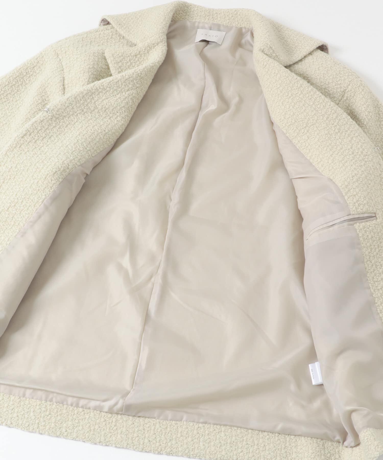 LAATO「sailor collar coat」|ノーカラーコート|