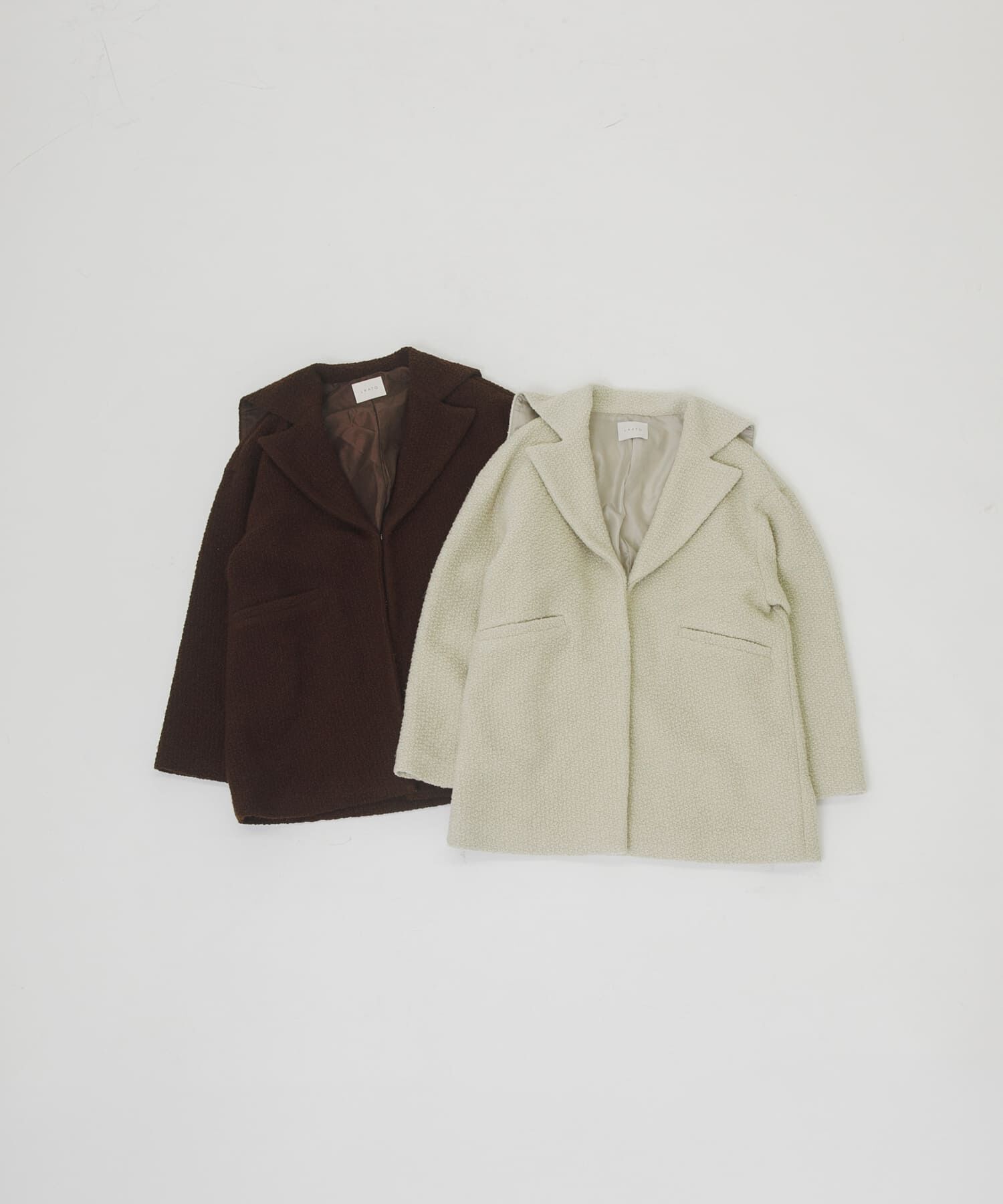 LAATO「sailor collar coat」|ノーカラーコート|