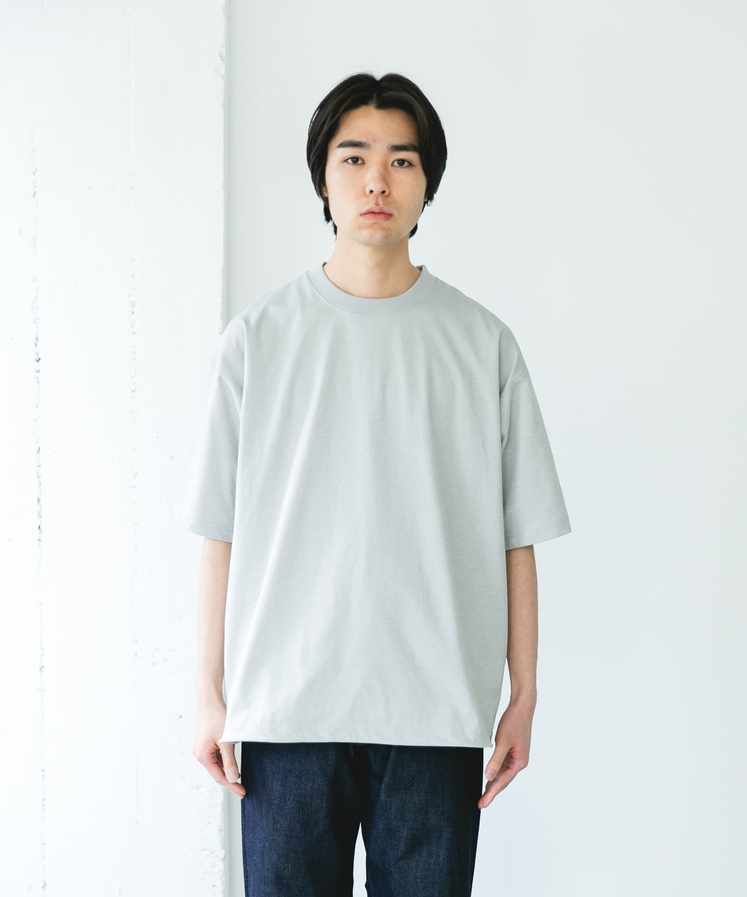 URBAN RESEARCH DOORS「『吸水速乾/接触冷感/ｲｰｼﾞｰｹｱ』ｸｲｯｸﾄﾞﾗｲ ﾄﾞﾛｽﾄｼｮ 」|Tシャツ・カットソー|