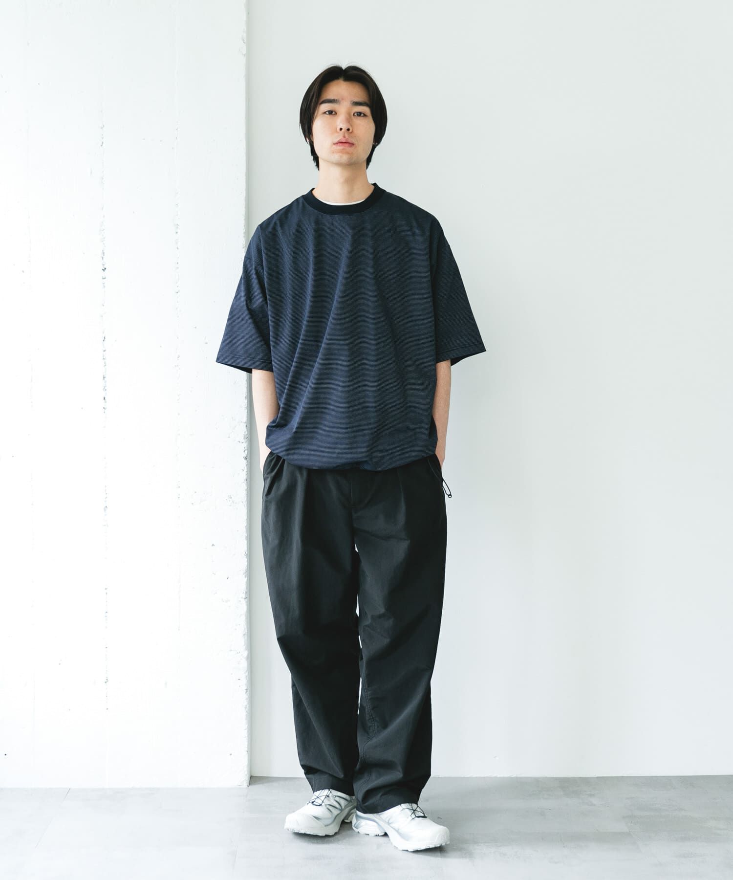 URBAN RESEARCH DOORS「『吸水速乾/接触冷感/ｲｰｼﾞｰｹｱ』ｸｲｯｸﾄﾞﾗｲ ﾄﾞﾛｽﾄｼｮ 」|Tシャツ・カットソー|